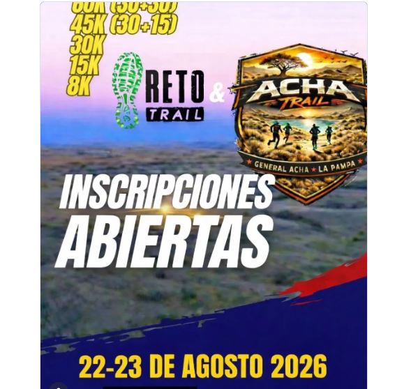 El Reto Trail 2026 - Gral. Acha, La Pampa