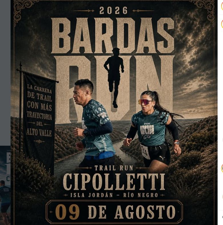 Bardas Run 2026 - Cipolletti, Rio Negro
