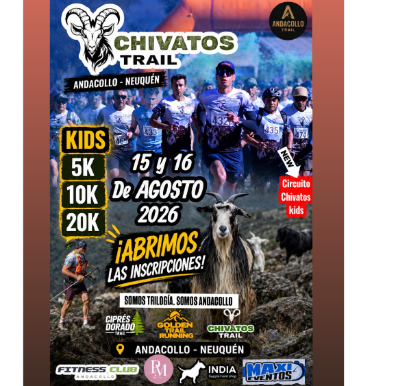 Chivatos Trail 2026 - Andacollo, Neuquén